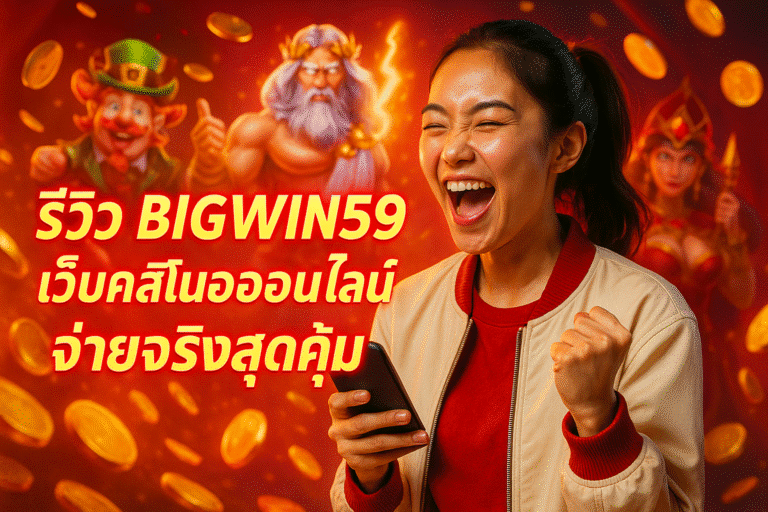 รีวิว BIGWIN59 เว็บคาสิโนออนไลน์ จ่ายจริงสุดคุ้ม