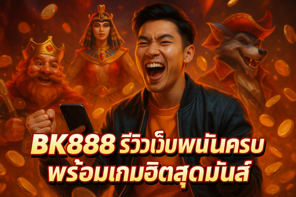 BK888 รีวิวเว็บพนันครบ พร้อมเกมฮิตสุดมันส์
