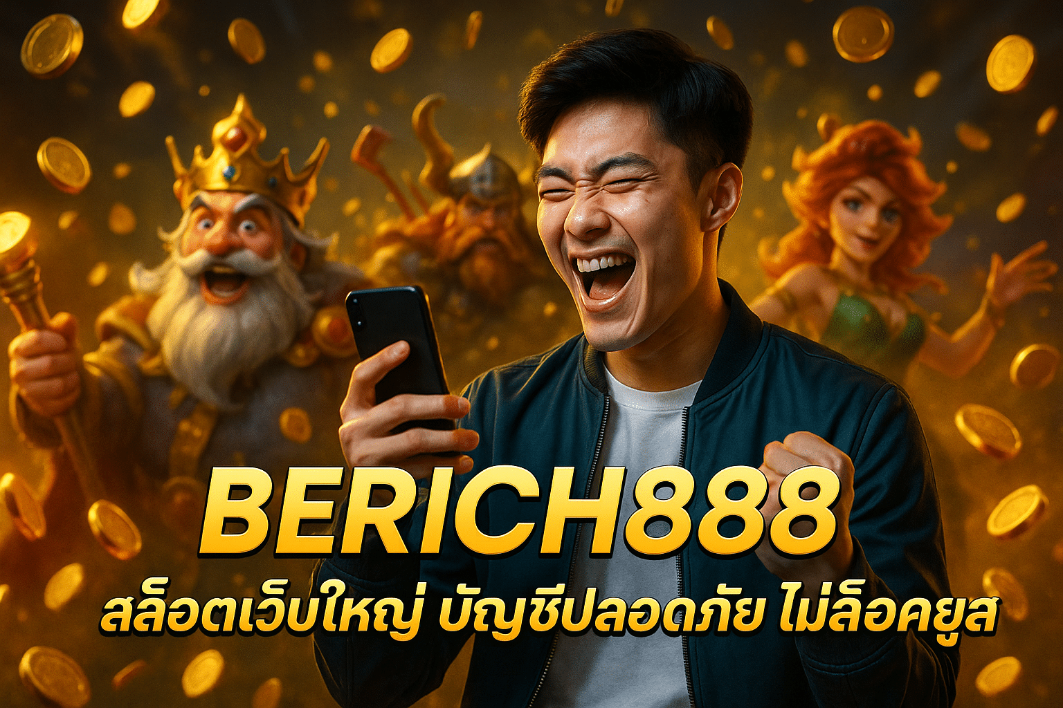 BERICH888 สล็อตเว็บใหญ่ บัญชีปลอดภัย ไม่ล็อคยูส
