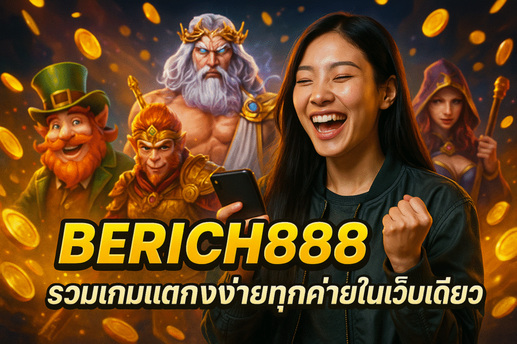 BERICH888 รวมเกมแตกง่ายทุกค่ายในเว็บเดียว