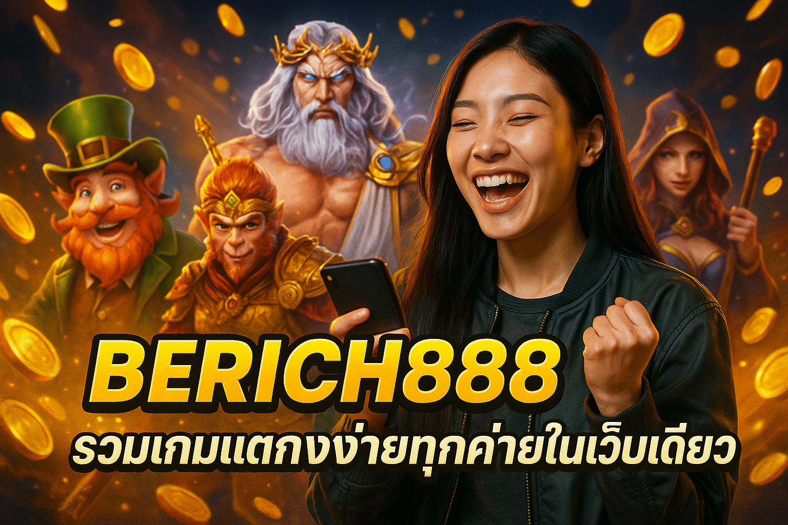BERICH888 รวมเกมแตกง่ายทุกค่ายในเว็บเดียว